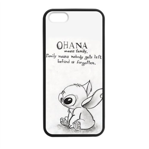 HOT Selling Funny Cute OHANA & Classic Family Quote Phone Case for APPLE iPhone 5 5s Best Durable Hard Plastic Case – White post thumbnail image